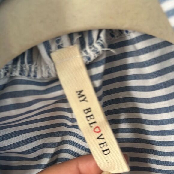 Eileen Fisher Navy silk textured jacket 3/4 sleeves M - Picture 3 of 6